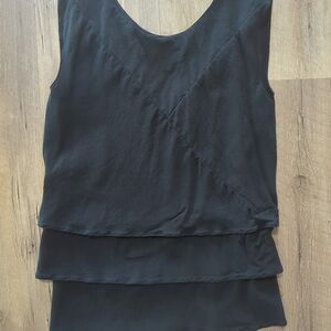 Cartier Black Layered Tank Top